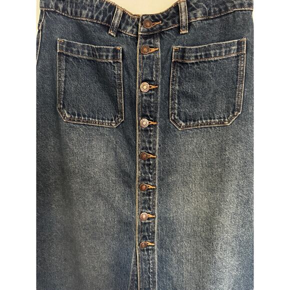 ROLLA'S Sailor Skirt in Twilight/Medium Blue Wash Size 30/Au 12 - Picture 2 of 4